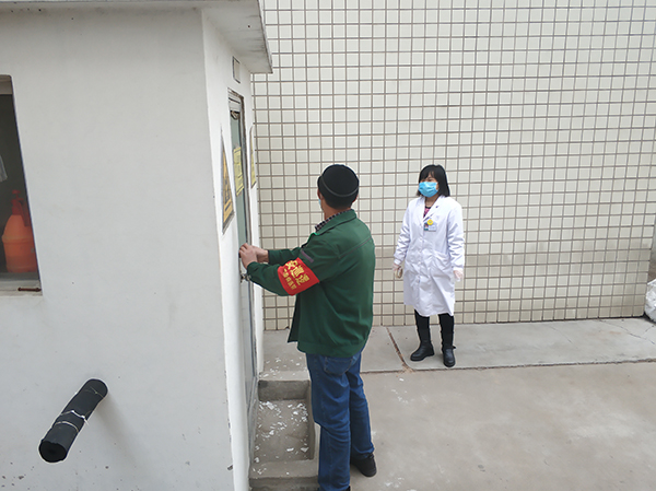 防控工作一线的身影